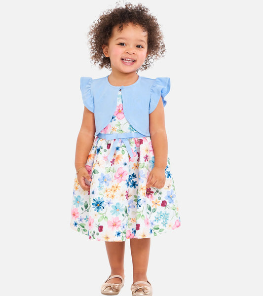 Violet Floral Cardigan Dress 13439