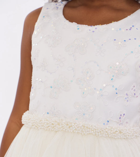 Celia Embroidered Party Dress 13335