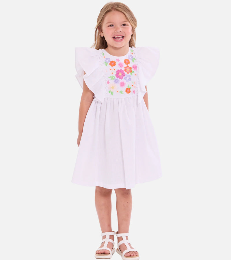Lacie Embroidered Pinafore Dress-S2-13762
