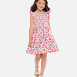 Georgia Smocked Peach Dress S3-13679