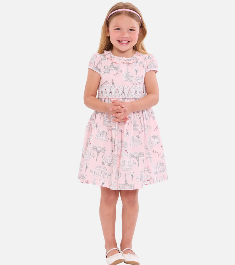 Cherie Paris Smocked Dress B2-13822