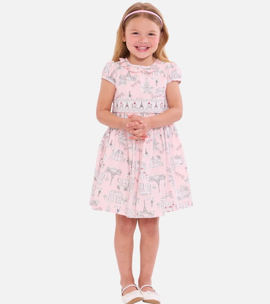 Cherie Paris Smocked Dress B5-13822