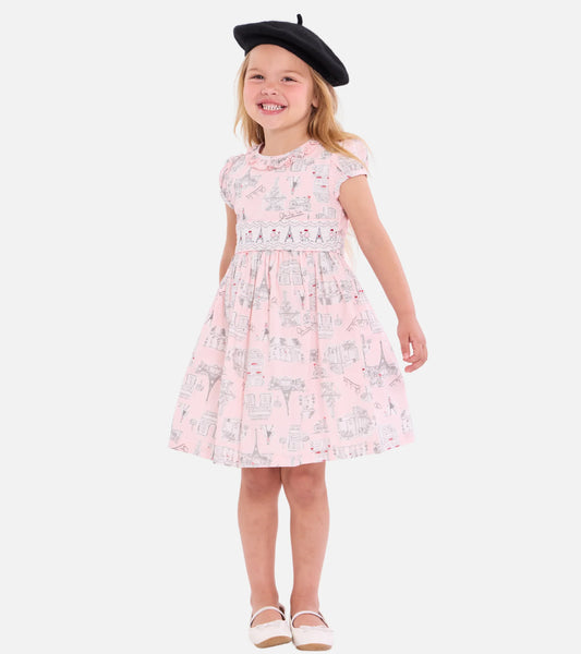 Cherie Paris Smocked Dress B2-13822