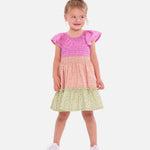 Bailey Mixed Print Dress with Bag B3-13868