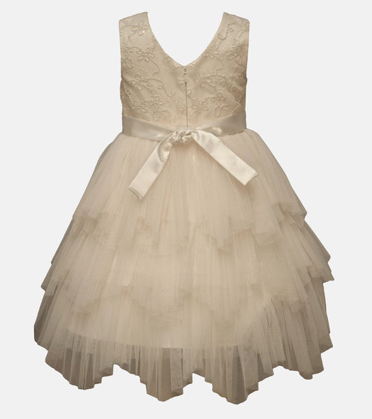 Bianca Tiered Mesh Party Dress X3-14887