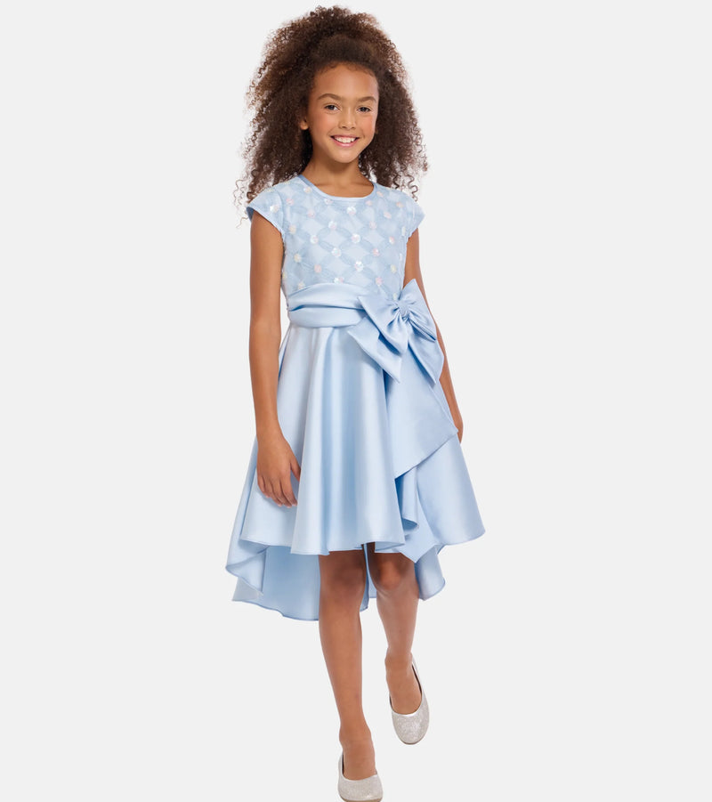Emilia Embroidered High-low Party Dress R4-15136