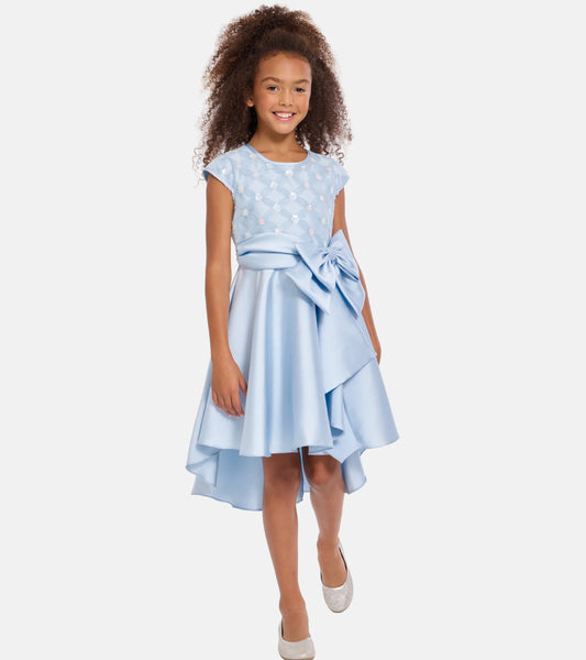 Emilia Embroidered High-low Party Dress R4-15136