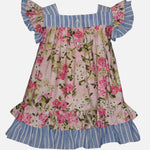 Jonie Mixed Print Dress R2-15366