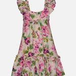 Lori Floral Sundress with Purse R3-15100