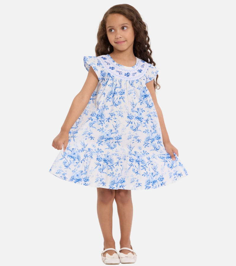 Gemma Toile Smocked Dress R3-15078