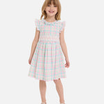 Sienna Gingham Smocked Dress R2-15085