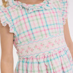 Sienna Gingham Smocked Dress R2-15085