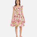 Lori Floral Sundress with Purse R3-15100