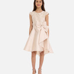 Caroline Embroidered High-low Party Dress R4-15137