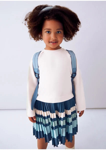Girls combined striped dress Ref. 25-4911-15