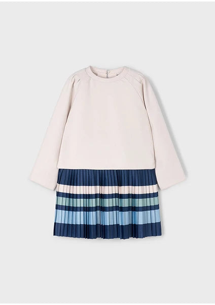 Girls combined striped dress Ref. 25-4911-15