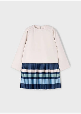 Girls combined striped dress Ref. 25-4911-15