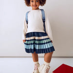 Girls combined striped dress Ref. 25-4911-15