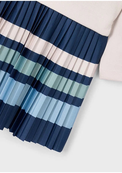 Girls combined striped dress Ref. 25-4911-15