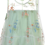 Girls' Floral Illusion Dress S2/S3/S4-13722