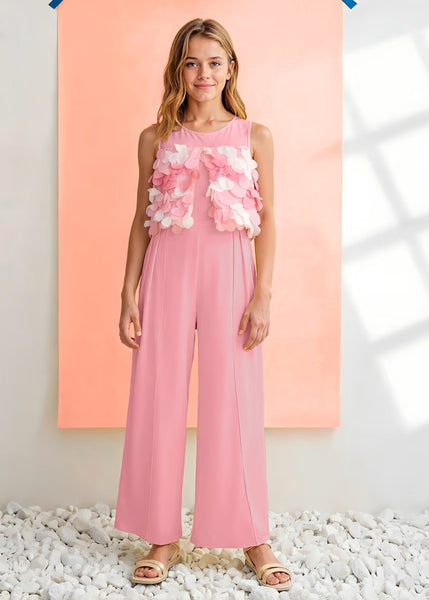 Girl 3D Floral Chiffon Jumpsuit Ref. 26-5202-10