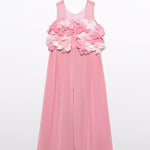Girl 3D Floral Chiffon Jumpsuit Ref. 26-5202-10