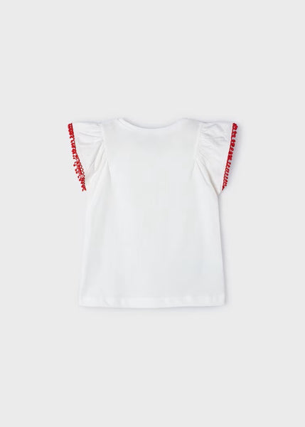 Girl applique T-shirt Better Cotton Ref. 24-03096-078