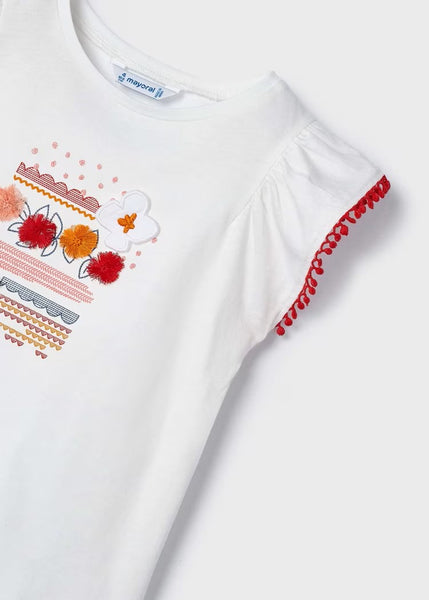 Girl applique T-shirt Better Cotton Ref. 24-03096-078