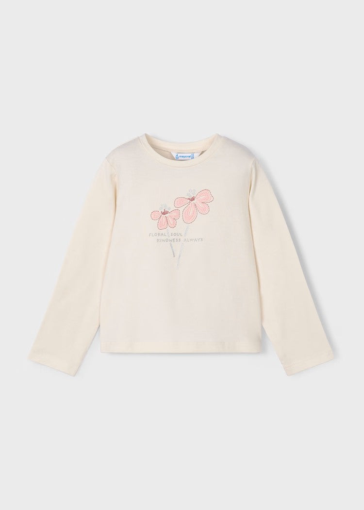 Girl Basic Flower T-Shirt Ref. 15-0178-10