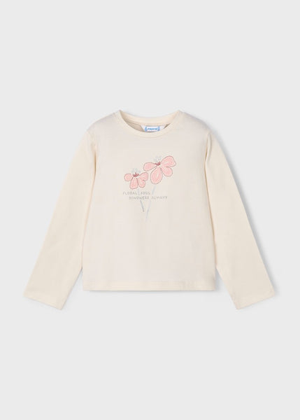 Girl Basic Flower T-Shirt Ref. 15-0178-10