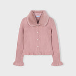 Girl Cardigan with Faux Fur Collar Ref. 15-04311-16