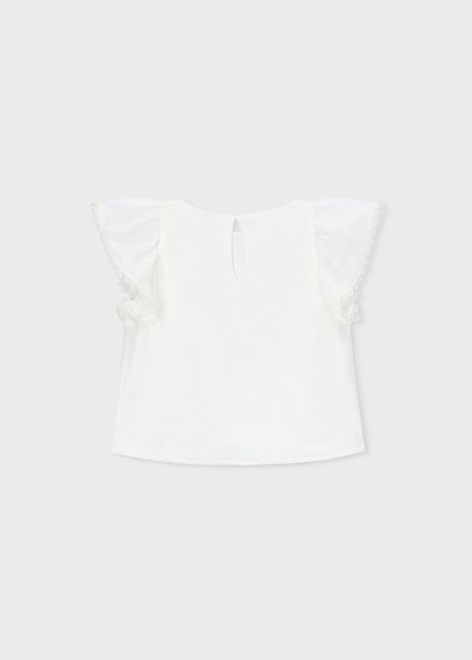 Girl Chiffon Blouse/Girl Flare Knit Pants  Ref. 26-3195-042/3584-10