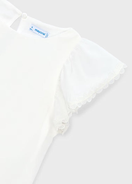 Girl Chiffon Blouse/Girl Flare Knit Pants  Ref. 26-3195-042/3584-10