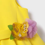 Girl Crepe Floral Applique Dress Ref. 24-05062-047