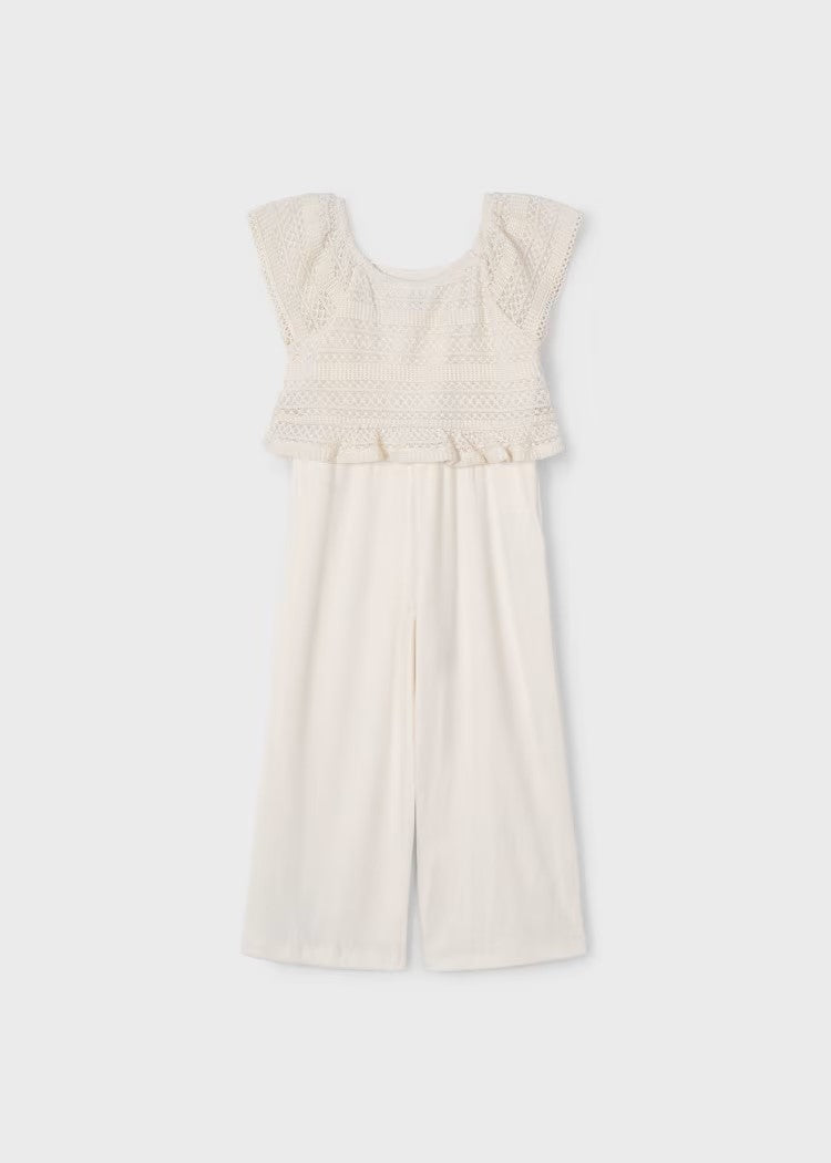 Girl Crocheted Combined Jumpsuit Ref. 25-3874-022
