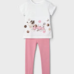 Girl Dog Print T-Shirt and Leggings Set Ref. 25-3706-066