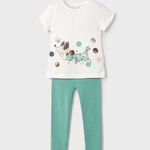 Girl Dog Print T-Shirt and Leggings Set Ref. 25-3706-065