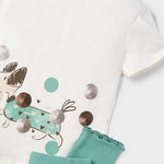 Girl Dog Print T-Shirt and Leggings Set Ref. 25-3706-065