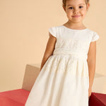 Girl Dress with Lace Detail and Sash Ref. 25-3911-051