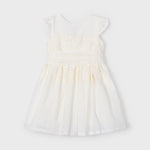 Girl Dress with Lace Detail and Sash Ref. 25-3911-051