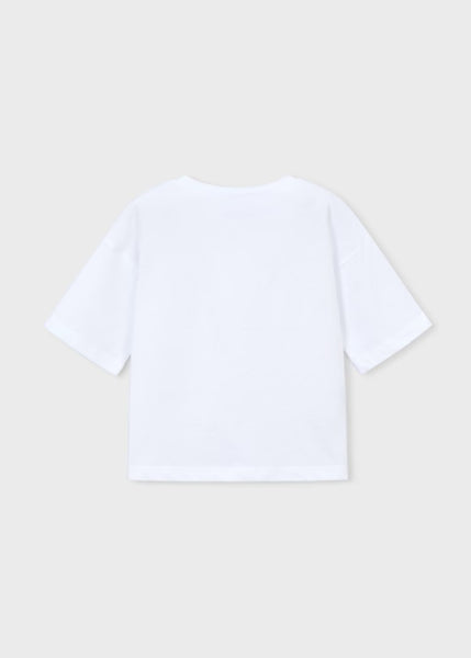 Girl Drop Shoulder T-shirt -/ French Terry Shorts Ref. 26-0607-10/3016-25