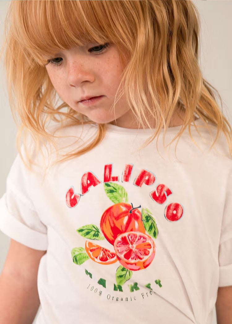 Girl Drop Shoulder T-shirt / French Terry Shorts Ref. 26-0607-11/3016-21