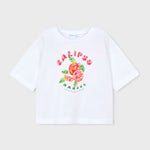 Girl Drop Shoulder T-shirt / French Terry Shorts Ref. 26-0607-11/3016-21