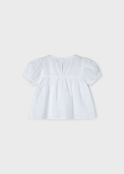 Girl Embroidered Blouse Better Cotton Ref. 24-03180-027