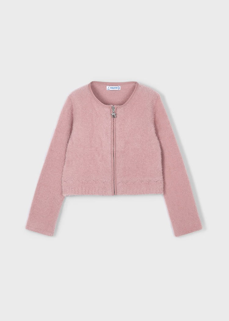 Girl Faux Fur Knit Cardigan Ref. 15-04310-76