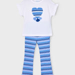 Girl Flared Leggings and T-Shirt Set Ref. 25-3709-057