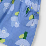 Flower print dress with buttons for girls Ref.  25-3960-023