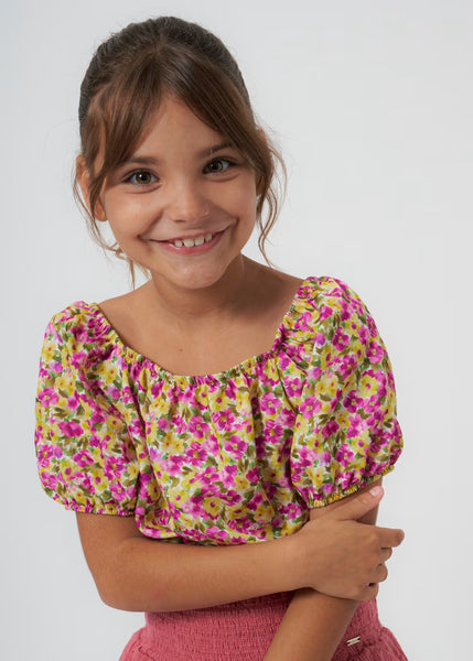Girl Floral Top Ref. 24-06103-028