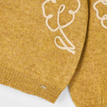 SET Girl Flowers Applique Knit Sweater / T-Shirt/Pants Ref. 15-4308-91/4003-49/4575-73