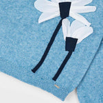 Girl Flowers Applique Knit Sweater/Girl Knit Pants With Pleats Ref. 15-4308-90/4573-69